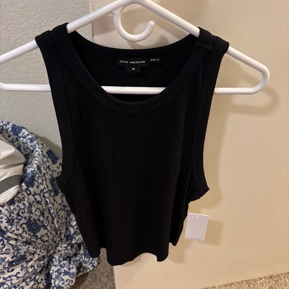 Good American black tank top new with tags extra large - Picture 1 of 4